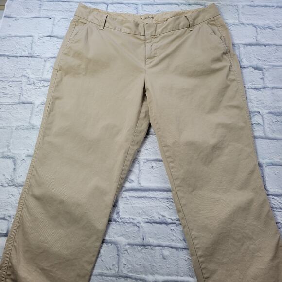 Cason Khaki Cuffed Pants from Nordstrom size 12 - Picture 6 of 10